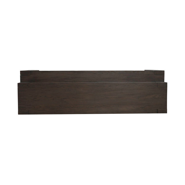Liberty Furniture Lennox Hill Bark Console Bar Table with Built-In Charging Station