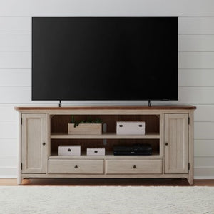 Liberty Furniture Fireplace TV 80-Inch Console with 2 Doors & 2 Drawers