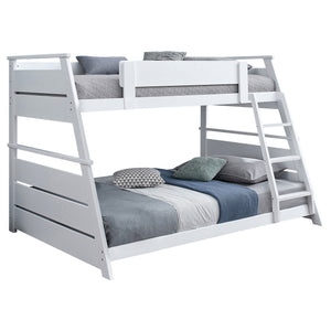Coaster Holden Wood Veneer Twin Over Full Bunk Bed White