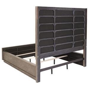 Coaster Durango 80-Inch California King Panel Bed Taupe Oak