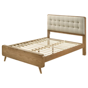 Coaster Robyn Wood California King Platform Bed Light Ash