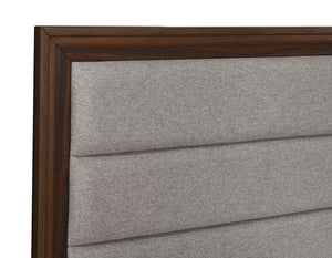 Coaster Welsley 50-Inch Upholstered California King Bed Walnut