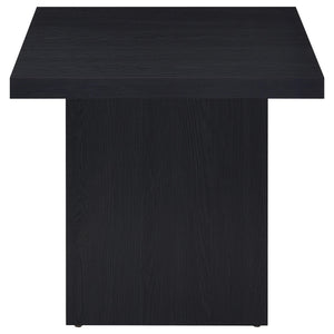 Coaster Max 2-Piece Rectangular Coffee & End Table Set Black