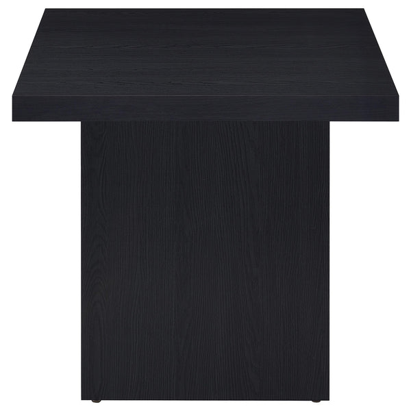 Coaster Max 2-Piece Rectangular Coffee & End Table Set Black