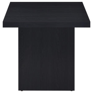 Coaster Devar 2-Piece Square Cocktail Coffee End Table Set Black