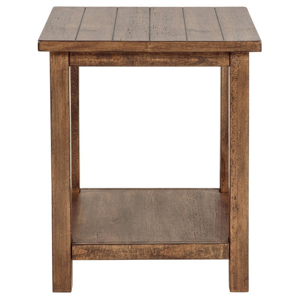 Coaster Payne 3-Piece Coffee & End Table Set Distressed Brown
