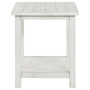 Coaster Payne 2-Piece Coffee & End Table Set Distressed White