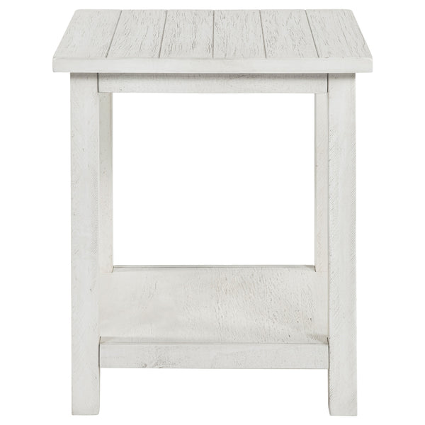 Coaster Payne 2-Piece Coffee & End Table Set Distressed White