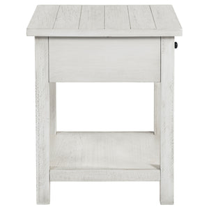 Coaster Payne 3-Piece Coffee & 1-Drawer End Table Set White