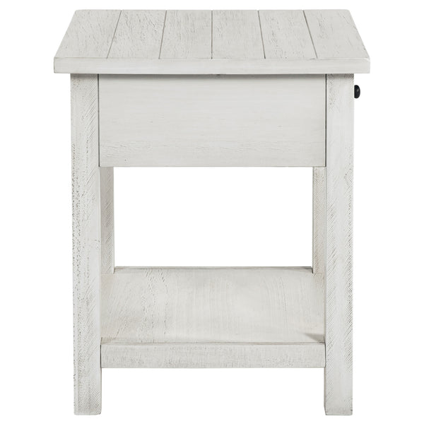 Coaster Payne 3-Piece Coffee & 1-Drawer End Table Set White