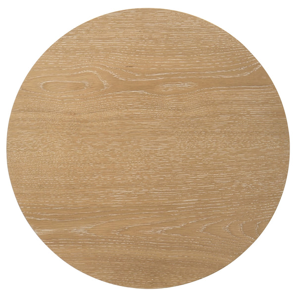 Coaster Ottowa 3-Piece Round Wood Coffee Table Set Washed Oak