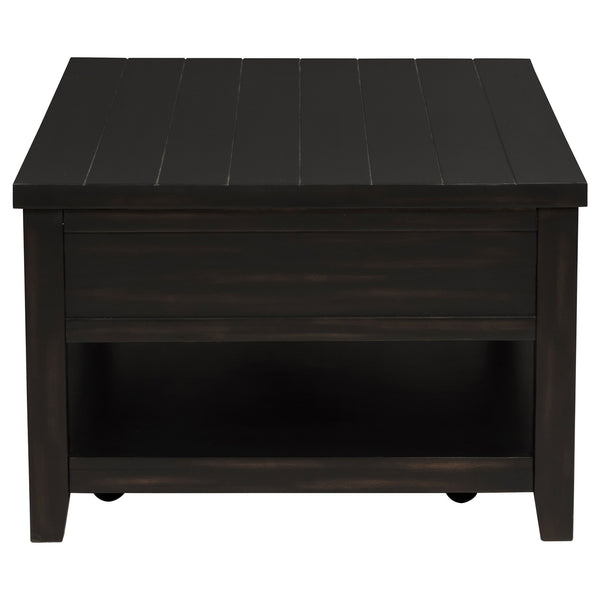Coaster Concord 2-Drawer Rectangular Coffee Table Distressed Java