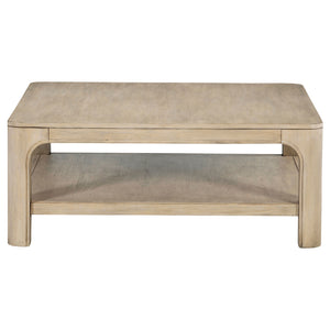 Coaster Solano Square Wood Cocktail Coffee Table Weathered Mango