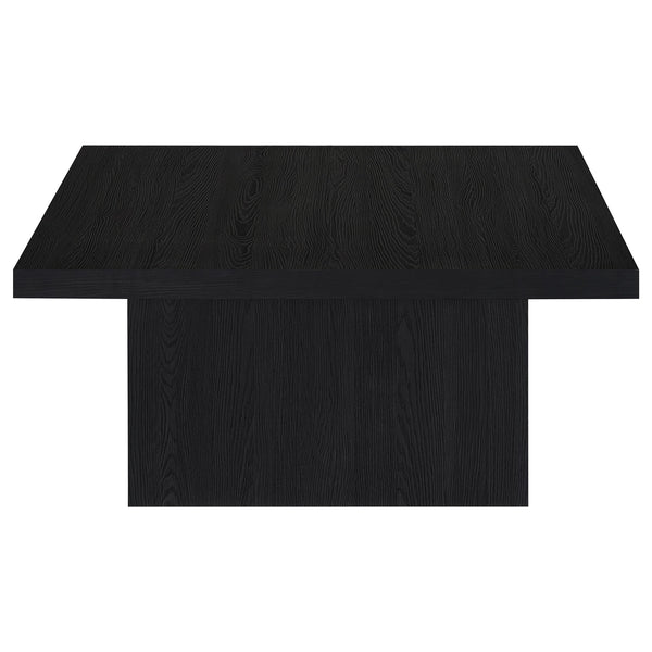 Coaster Devar Square Engineered Wood Cocktail Coffee Table Black