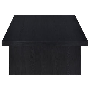 Coaster Max Rectangular Engineered Laminate Coffee Table Black