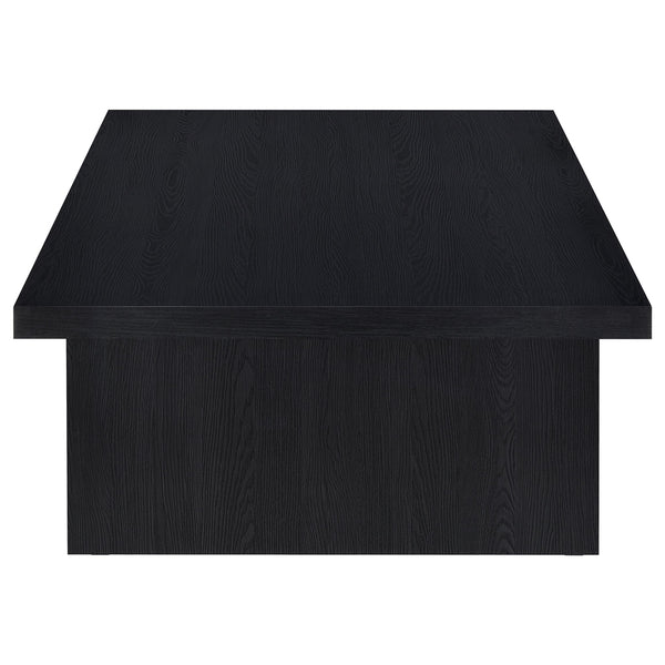 Coaster Max Rectangular Engineered Laminate Coffee Table Black