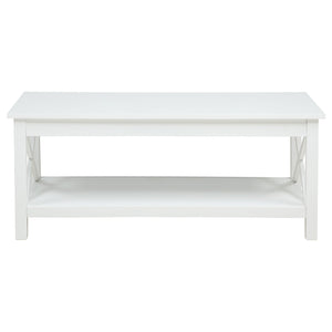 Coaster Skyview 44-Inch Rectangular Lift Top Coffee Table White
