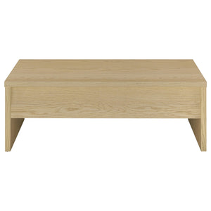 Coaster Canoga Engineered Wood Lift Top Coffee Table Light Oak