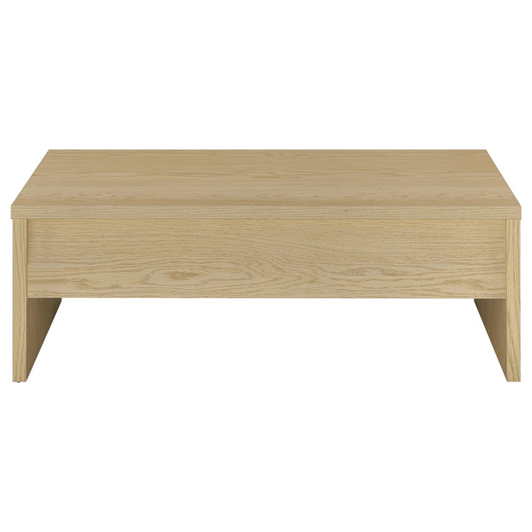 Coaster Canoga Engineered Wood Lift Top Coffee Table Light Oak