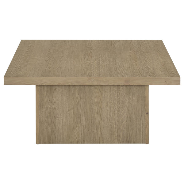 Coaster Devar Square Engineered Wood Cocktail Coffee Table Latte