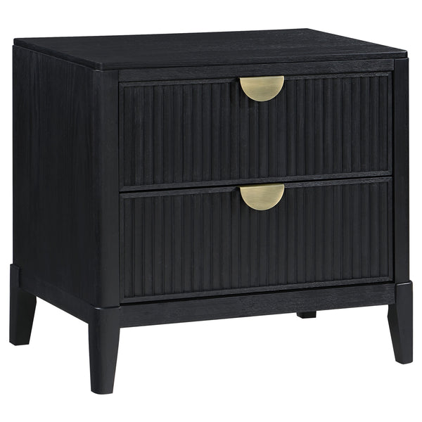 Coaster Brookmead 4-Piece Upholstered King Bedroom Set Black
