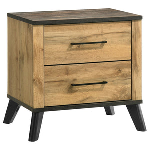 Coaster Kaywood 4-Piece Queen Bedroom Set Natural Pine