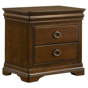 Coaster Garland 4-Piece Queen Bedroom Set Brown Cherry