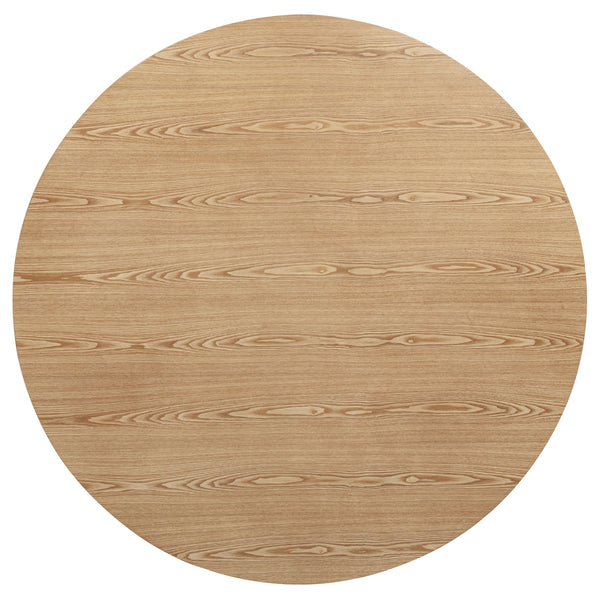Coaster Andrews 5-Piece Round Counter Dining Set Light Ash & Black