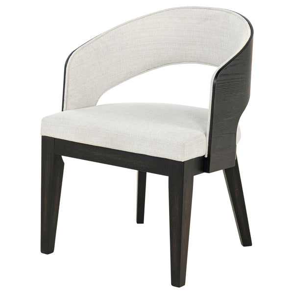 Coaster Leandro Upholstered Dining Arm Chair Cream