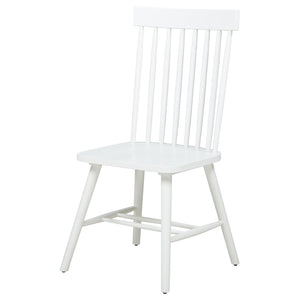 Coaster Andrews Windsor Spindle Back Dining Side Chair White