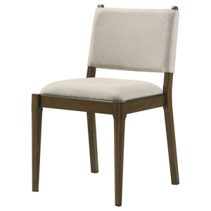 Coaster Ottowa Upholstered Dining Side Chair Brown