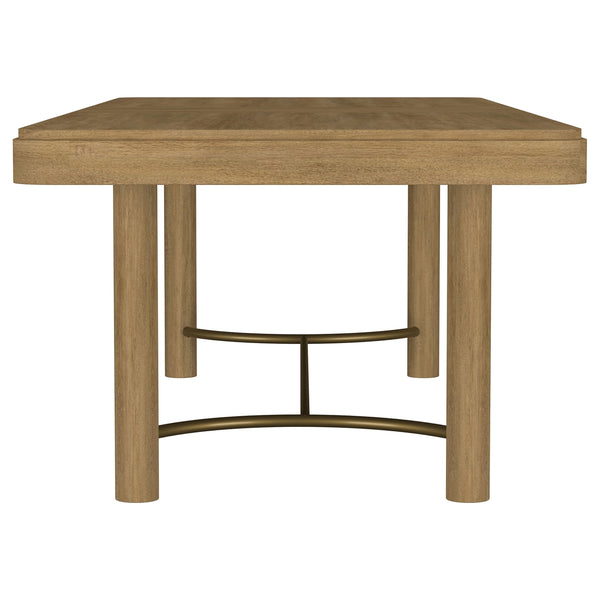 Coaster Arini 7-Piece Extension Leaf Dining Table Set Sand Wash