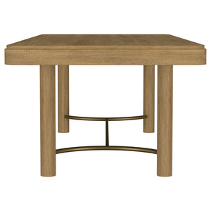 Coaster Arini 9-Piece Extension Leaf Dining Table Set Sand Wash