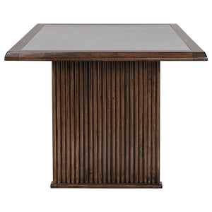 Coaster Sherwood 7-Piece Rectangular Dining Table Set Brown