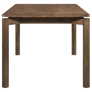Coaster Parkridge 7-Piece 59-Inch Wood Dining Set Natural Walnut