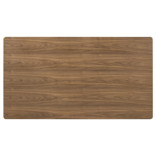 Coaster Crestmore 71-Inch Rectangular Wood Dining Table Walnut