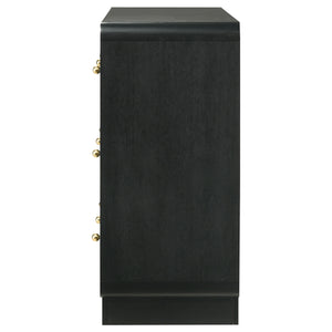 Coaster Cavelle 6-Drawer Dresser Cabinet Black