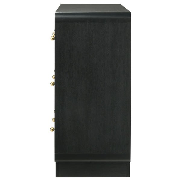 Coaster Cavelle 6-Drawer Dresser Cabinet Black