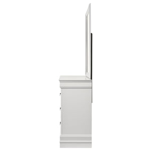Coaster Louis Philippe 6-Drawer Dresser & Mirror White
