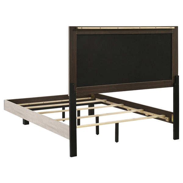 Coaster Trenton 54-Inch Wood Full Panel Bed Rustic Cream