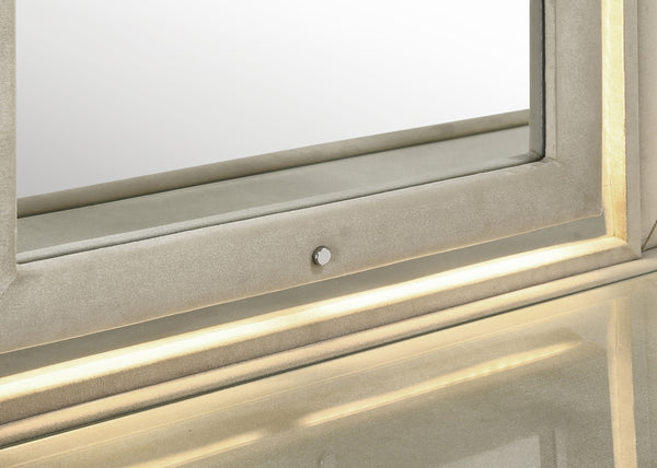 Coaster Lorient LED Dresser Mirror Ivory & Camel