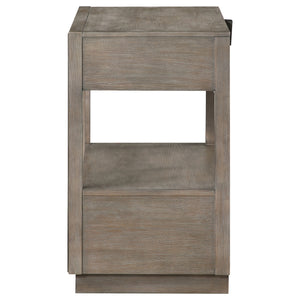 Coaster Durango 2-Drawer Nightstand Bedside Table Taupe Oak