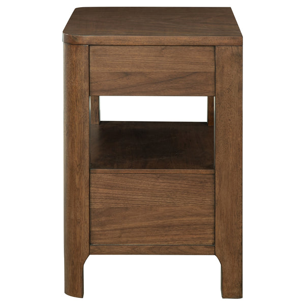 Coaster Maderia 2-Drawer Nightstand Bedside Table Walnut
