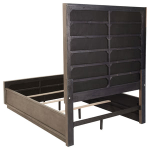Coaster Durango 80-Inch Queen Panel Bed Taupe Oak