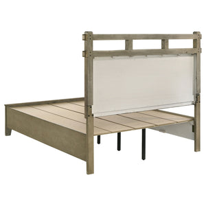 Coaster Hazlewood 59-Inch Queen Panel Storage Bed Vineyard Oak