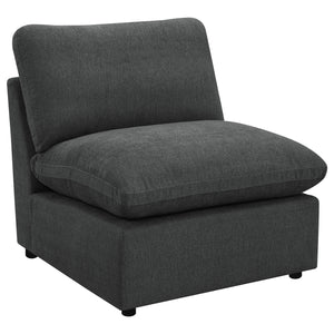 Coaster Collins Modular Power Sofa Dark Grey