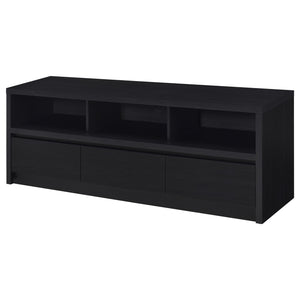 Coaster Rutland 59-Inch 3-Drawer Tv Stand Media Console Black