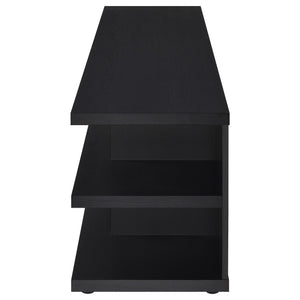 Coaster Cartmill 78-Inch 2-Tier Tv Stand Media Console Black
