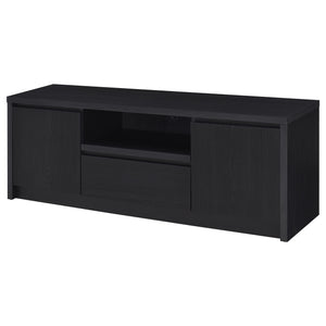 Coaster Winfield 60-Inch 2-Door Tv Stand Media Console Black