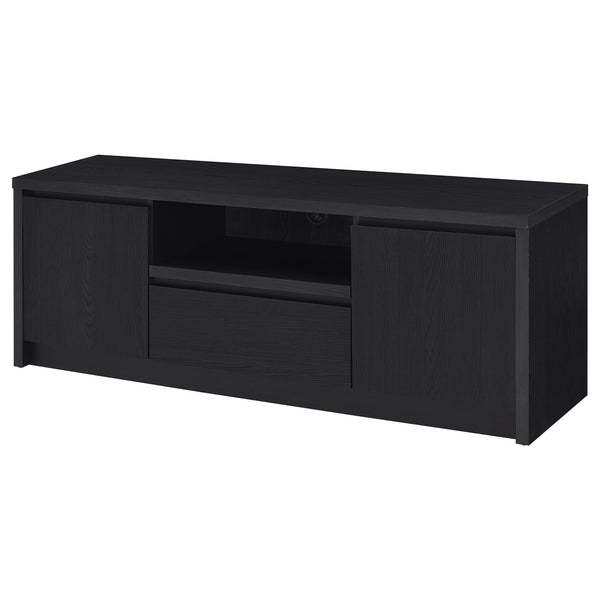 Coaster Winfield 60-Inch 2-Door Tv Stand Media Console Black